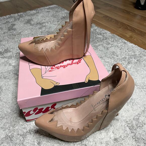 Jeffrey Campbell Shoes - Jeffrey Campbell Audrey Two Platform Wedge Heels Size 7